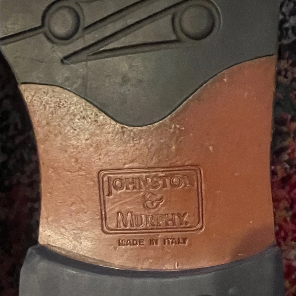 Johnston & Murphy Rich Brown Leather Derbys